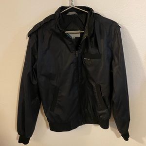 Members Only Classic Iconic Black Racer Jacket